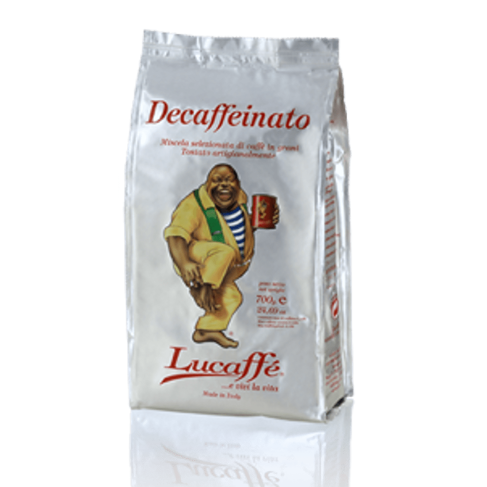 Lucaffe Descafeinado, Café en Grano 700 Gr